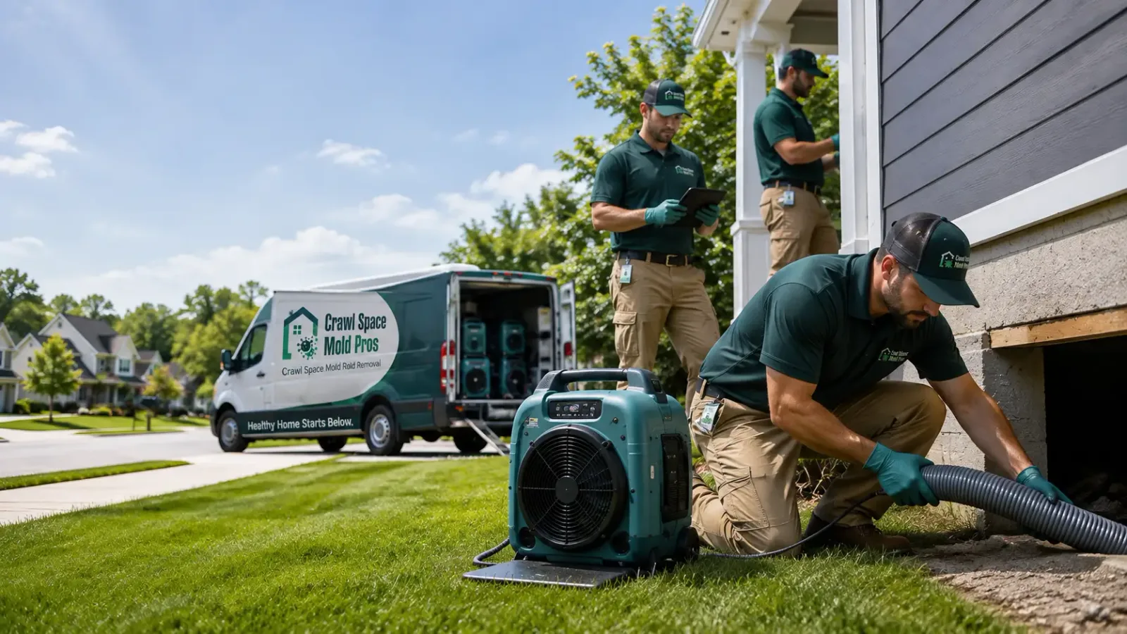 Crawl Space Mold Removal in North Ridgeville, OH